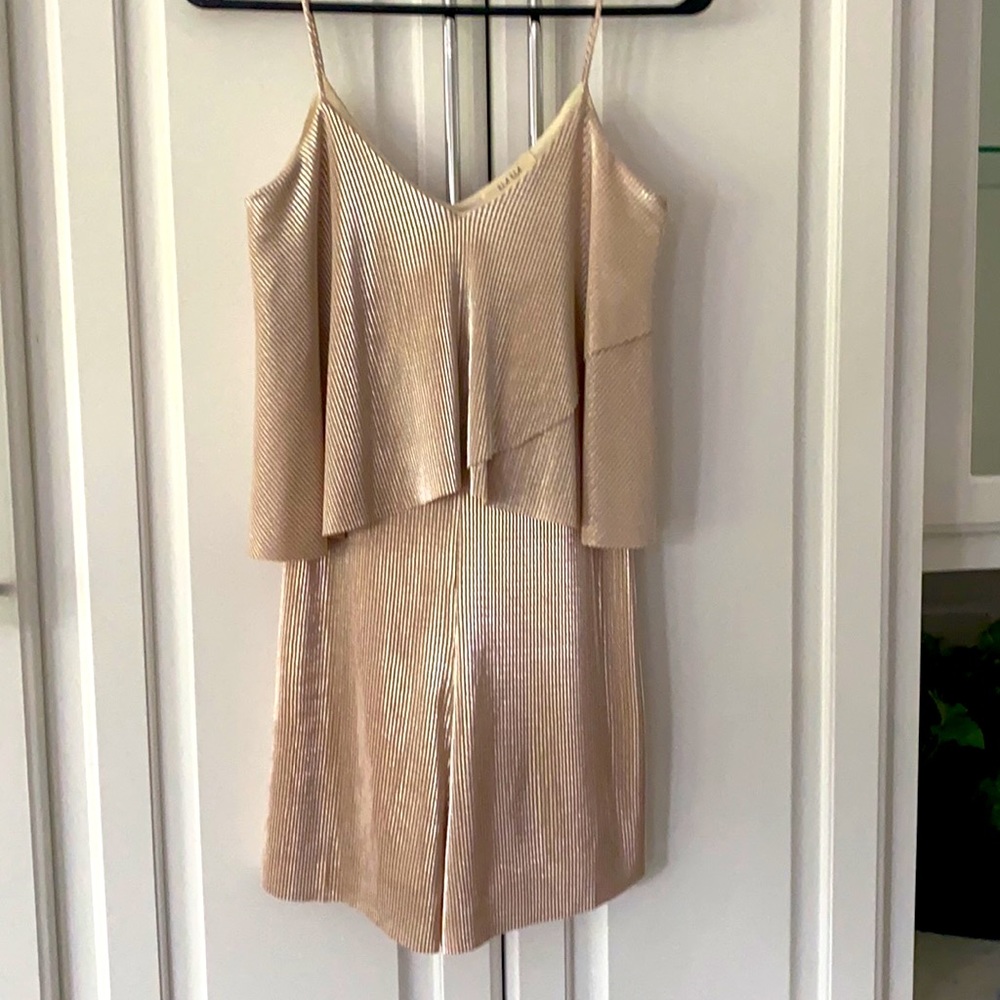 Stunning Champagne Gold Romper
